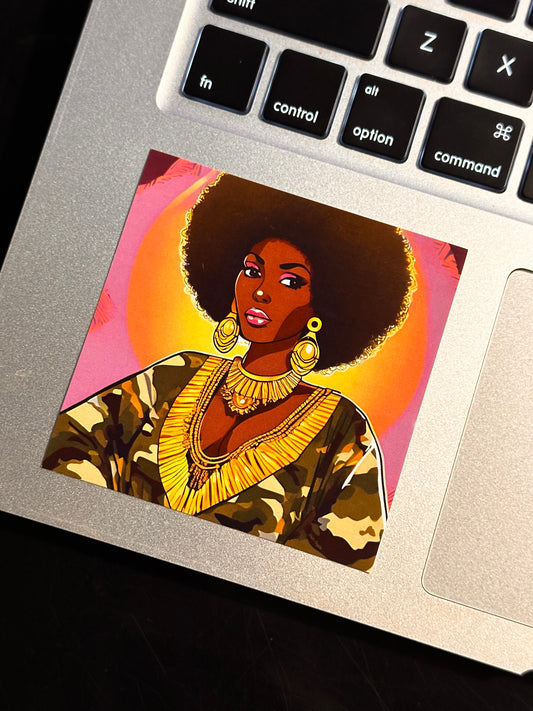 Queen Khani 3x3" Sticker