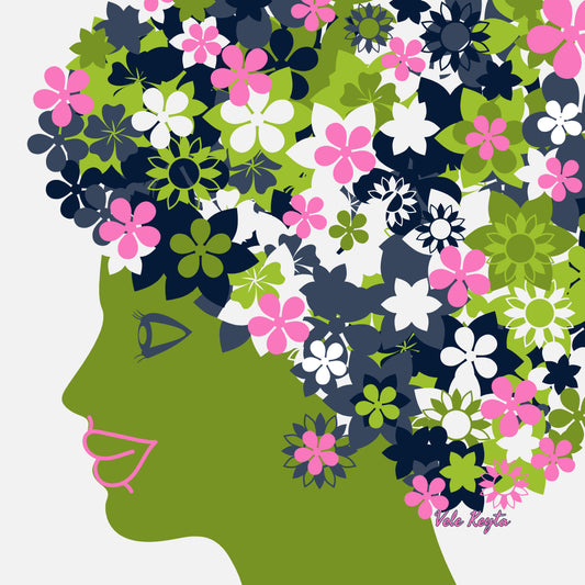 Afro Spring Signature Sticker