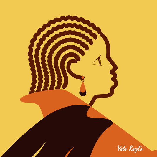 Braided Beauty Signature Sticker