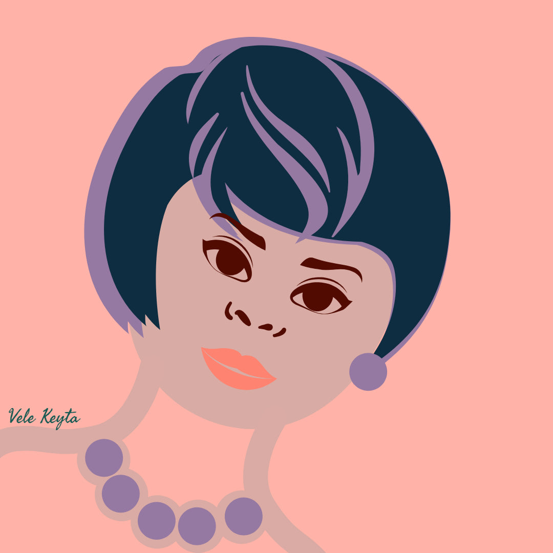 Braided Beauty Signature Sticker