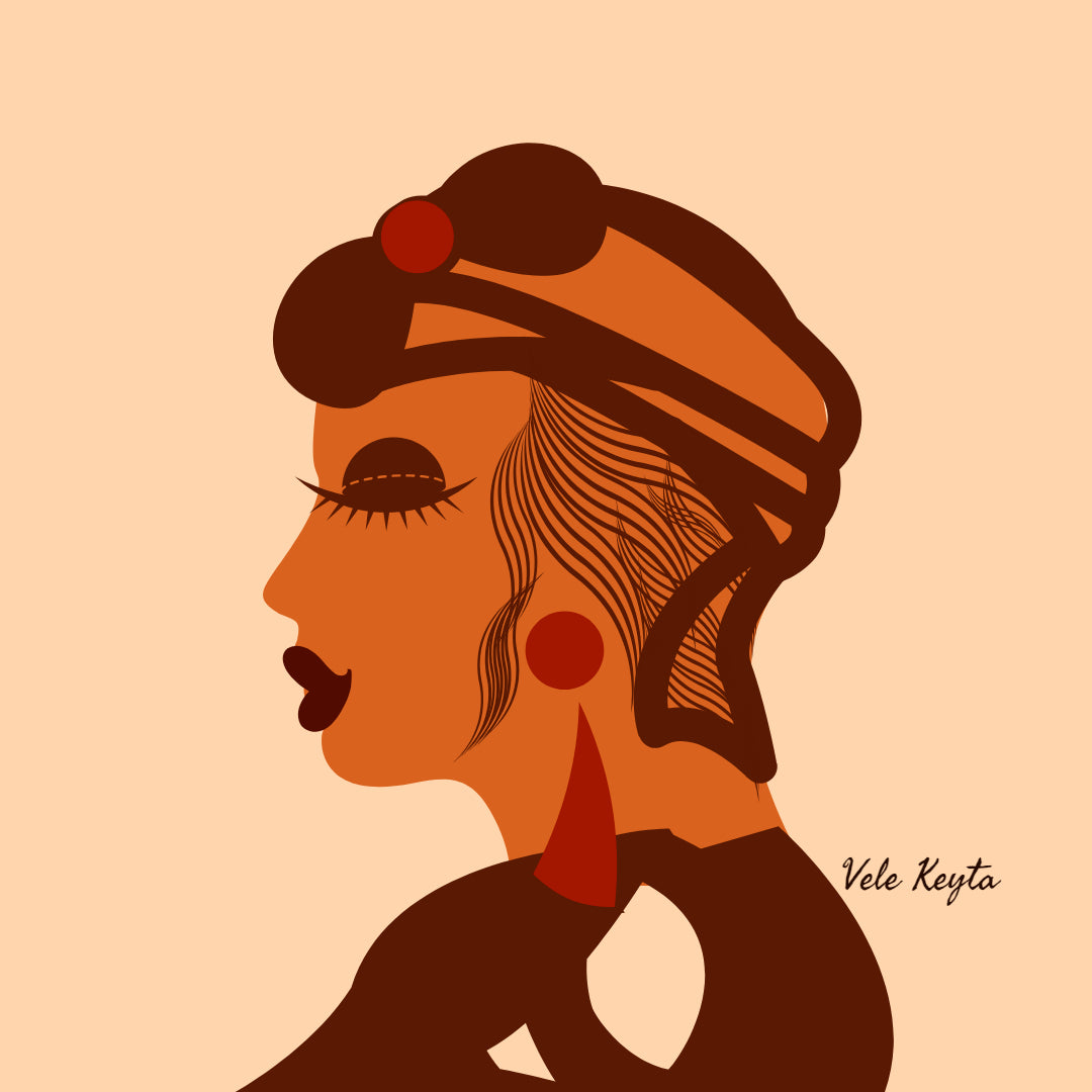 Lady 20 Sings The Blues Signature Sticker