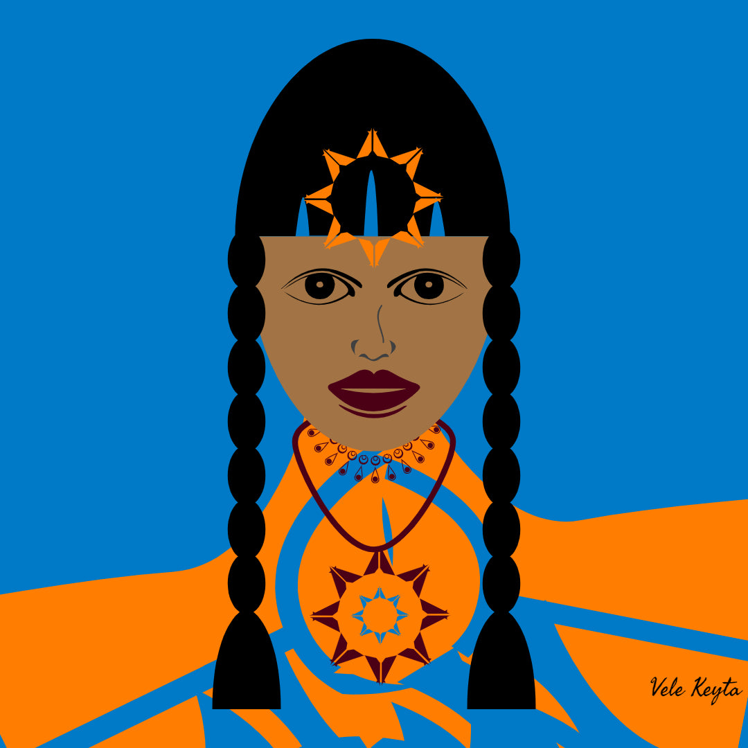 Braided Beauty Signature Sticker