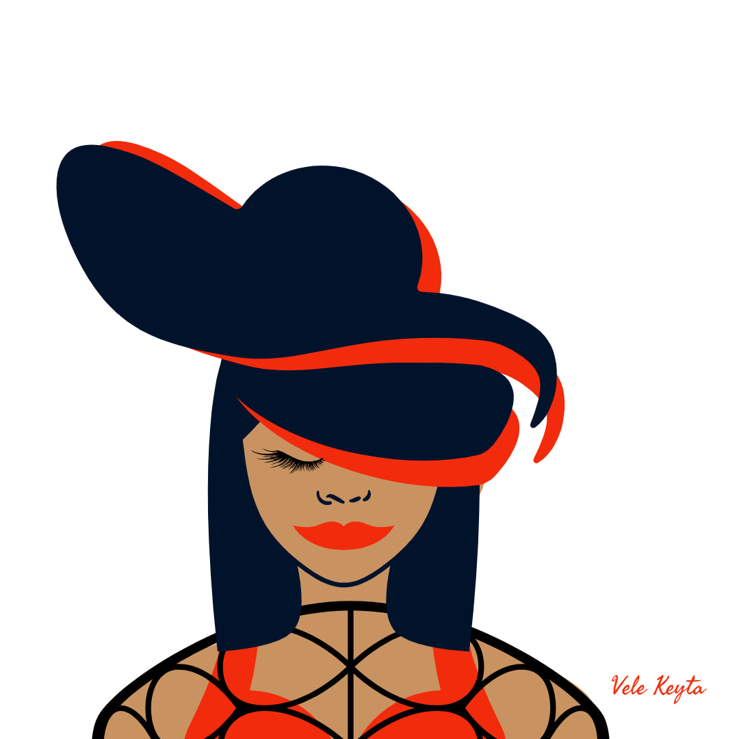 Braided Beauty Signature Sticker